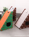 Triangular Vertical Cat Scratching Board Cat Claw Grinding Artifact Cat Claw Board Climbing Pad Wear-resistant Chip-free Wall Cat Toy