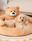 Cute Detachable Cuddle Bear Cat Bed
