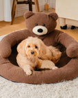 Cute Detachable Cuddle Bear Cat Bed