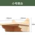 Cat climbing frame wall-mounted solid wood wall-mounted cat nest cat tree integrated cat climber space capsule non-occupied Wall-mounted cat climbing column