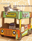 Model cat scratch Board ice car scratching board corrugated paper cat nest double layer cat supplies large wear-resistant car chamfer