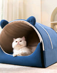 2 in 1 Cute Bear Ears Removable Dog House