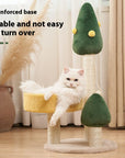 Cat climbing frame cat climber cat nest cat tree integrated cat teaser toy small cat supplies cat tower scratching pole four seasons joint Yan
