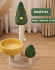 Cat climbing frame cat climber cat nest cat tree integrated cat teaser toy small cat supplies cat tower scratching pole four seasons joint Yan