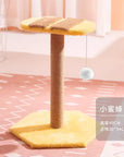 Cat climbing frame cat climber cat nest cat tree integrated cat teaser toy small cat supplies cat tower scratching pole four seasons joint Yan