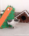 Triangular Vertical Cat Scratching Board Cat Claw Grinding Artifact Cat Claw Board Climbing Pad Wear-resistant Chip-free Wall Cat Toy