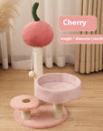 Cat climbing frame cat climber cat nest cat tree integrated cat teaser toy small cat supplies cat tower scratching pole four seasons joint Yan