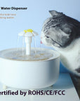 New pet water dispenser automatic circulation filter cat water dispenser intelligent pet water feeder flowing water kitten