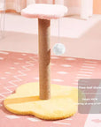 Cat climbing frame cat climber cat nest cat tree integrated cat teaser toy small cat supplies cat tower scratching pole four seasons joint Yan