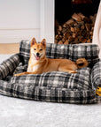 Lazy Holiday Plush Cozy Dog & Cat Sofa Bed - Pawhearth