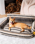 Lazy Holiday Plush Cozy Dog & Cat Sofa Bed - Pawhearth
