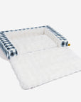 Classic Plaid Ergonomic Calming Dog Bed - Expandable&Washable