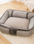 Vintage Large Cozy Calming Sofa Dog Bed - Pawhearth