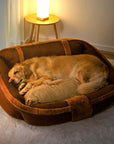 Vintage Large Cozy Calming Sofa Dog Bed - Pawhearth