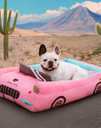 Classic Convertible Race Car Bolster Pet Bed - Fast&Fur