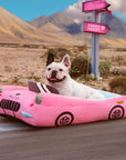 Classic Convertible Race Car Bolster Pet Bed - Fast&Fur