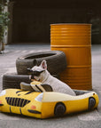 Classic Convertible Race Car Bolster Pet Bed - Fast&Fur