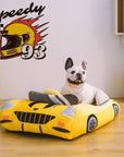 Classic Convertible Race Car Bolster Pet Bed - Fast&Fur