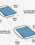 Festive Snow House Orthopedic Dog Bed - Christmas Warmth
