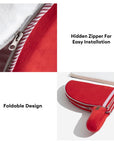 Festive Snow House Orthopedic Dog Bed - Christmas Warmth