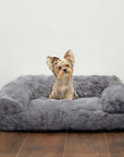 Fluffy Plush Thickened Cozy Pet Calming Bed Dog Cat Sofa Bed
