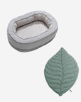 Leaf Shape Dog Blanket With Donut Dog Bed Luxury Dog Gifts