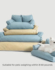 Faux Leather Anti-scratch and Waterproof Cozy Dog Sofa Bed