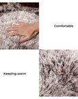 Large Round Dog Bed - Fuzzy Paw