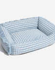 Fashion Ruffle Plaid Detachable Warm Dog & Cat Bed