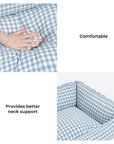 Fashion Ruffle Plaid Detachable Warm Dog & Cat Bed