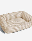 Fashion Ruffle Plaid Detachable Warm Dog & Cat Bed
