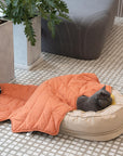Leaf Shape Dog Blanket With Donut Dog Bed Luxury Dog Gifts