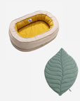 Leaf Shape Dog Blanket With Donut Dog Bed Luxury Dog Gifts