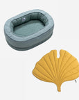 Leaf Shape Dog Blanket With Donut Dog Bed Luxury Dog Gifts