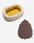 Leaf Shape Dog Blanket With Donut Dog Bed Luxury Dog Gifts