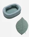 Leaf Shape Dog Blanket With Donut Dog Bed Luxury Dog Gifts