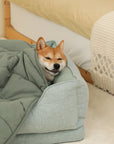 Leaf Shape Dog Blanket With Donut Dog Bed Luxury Dog Gifts