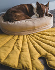 Leaf Shape Dog Blanket With Donut Dog Bed Luxury Dog Gifts