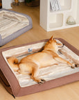 Modern Style Faux Lambswool Cozy Orthopedic Dog Sofa Bed