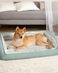 Modern Style Faux Lambswool Cozy Orthopedic Dog Sofa Bed