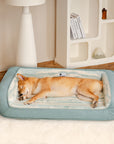 Modern Style Faux Lambswool Cozy Orthopedic Dog Sofa Bed
