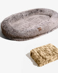 Luxury Super Large Human Dog Bed With Super Soft Pet Throw Blanket
