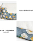 Ultra Cozy Handmade Woolen Tufting Dog & Cat Bed