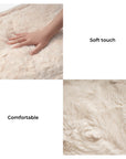 Warming Fluffy Bone Cloud Shape Calming Dog Bed