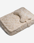 Warming Fluffy Bone Cloud Shape Calming Dog Bed
