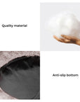 Fuzzy Round Fluffy Dog Bed - Pawhearth
