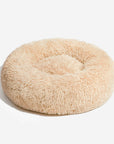 Fuzzy Round Fluffy Dog Bed - Pawhearth