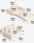 Plush Fluffy Large Orthopedic Human-Dog Bolster Bed