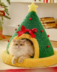 Teddy Velvet Plush Christmas Festive Funny Pet Bed