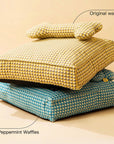 Waffle Shape Sweet Dreams Calming Dog Bed
